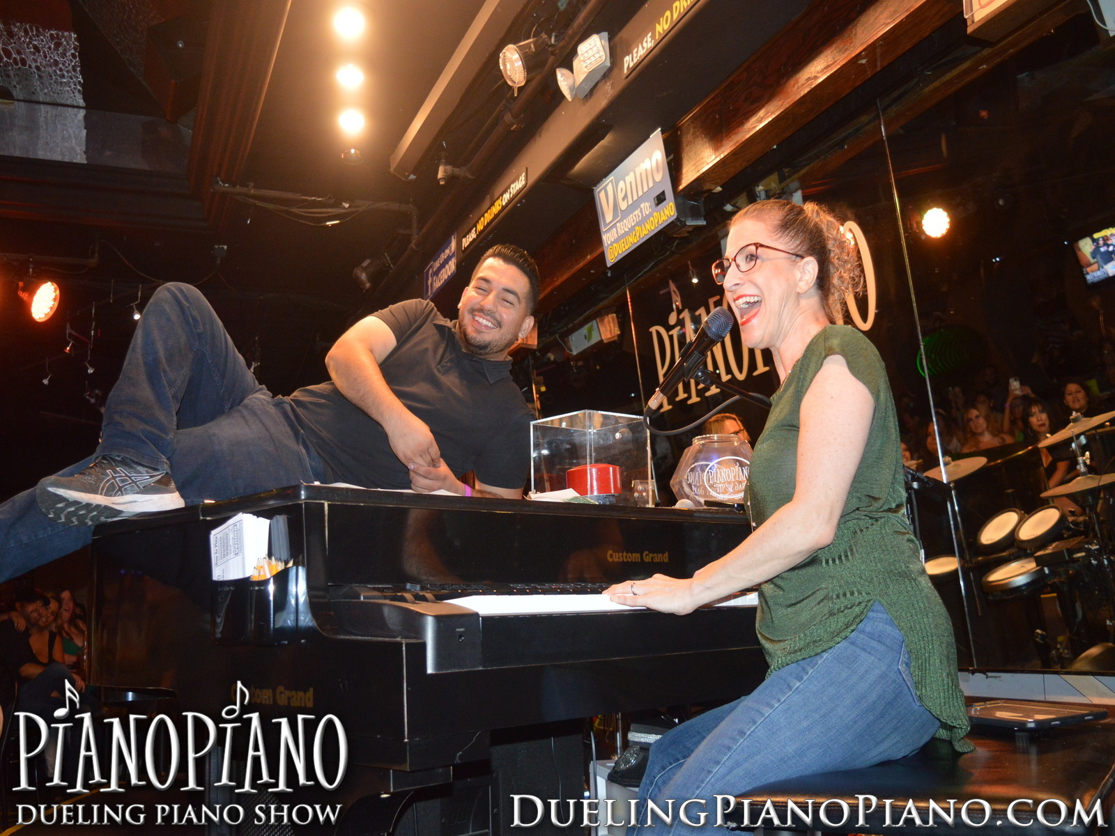 Guests enjoying a live interactive moment at PianoPiano in Claremont