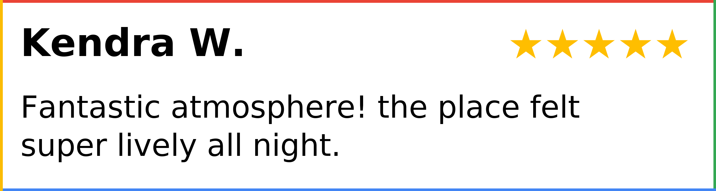 Customer review of PianoPiano Dueling Piano Bar