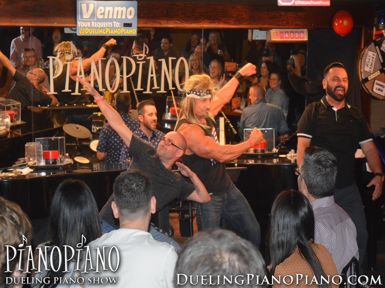 Guests enjoying a live interactive moment at PianoPiano in Claremont