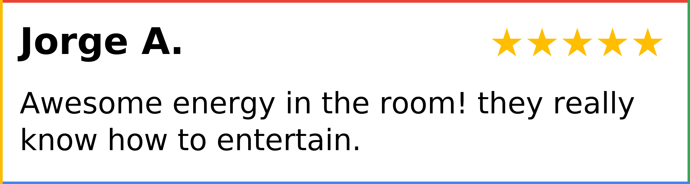 Customer review of PianoPiano Dueling Piano Bar