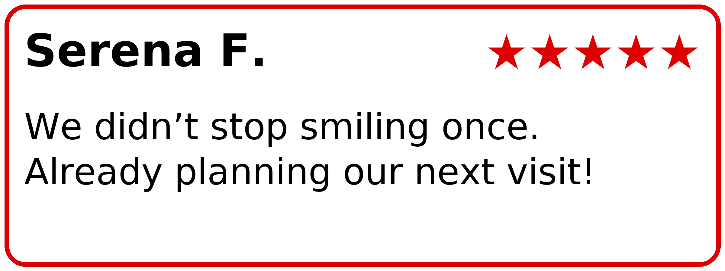 Customer review of PianoPiano Dueling Piano Bar